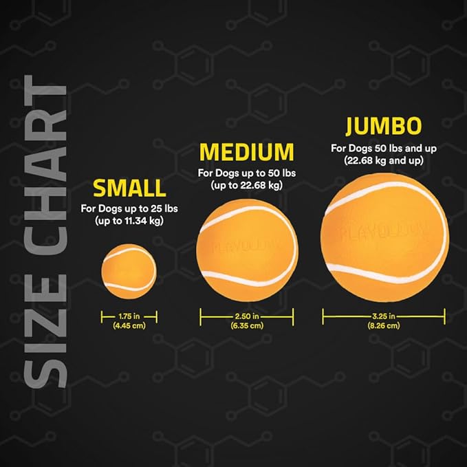 Playology Dog Toys | Squeaky Chew Ball - Bouncy Durable Floating Fetch Ball for Dogs | Jumbo Pumpkin Spice Scented Toy - Easy to Clean and Made from Non Toxic Materials