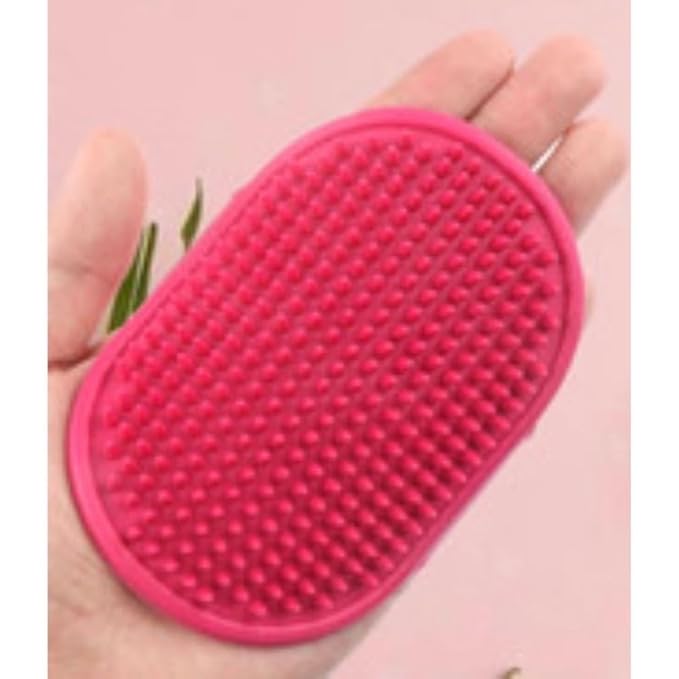 Self Cleaning Slicker Brush, Dog Cat Bunny Pet Grooming Shedding Brush, Easy to Remove Loose Undercoat, Pet Massaging Tool Suitable for Pets with Long or Short Hair (Pink)