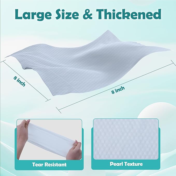 Dog Wipes for Paws Ears Eyes Cleaning, Pet Wipes Unscented Grooming Wipes with Bamboo Fiber for Dogs and Cats, Puppy Kitten Bath Wipe, Hypoallergenic, Lick Safe 400 Count (8"x8")