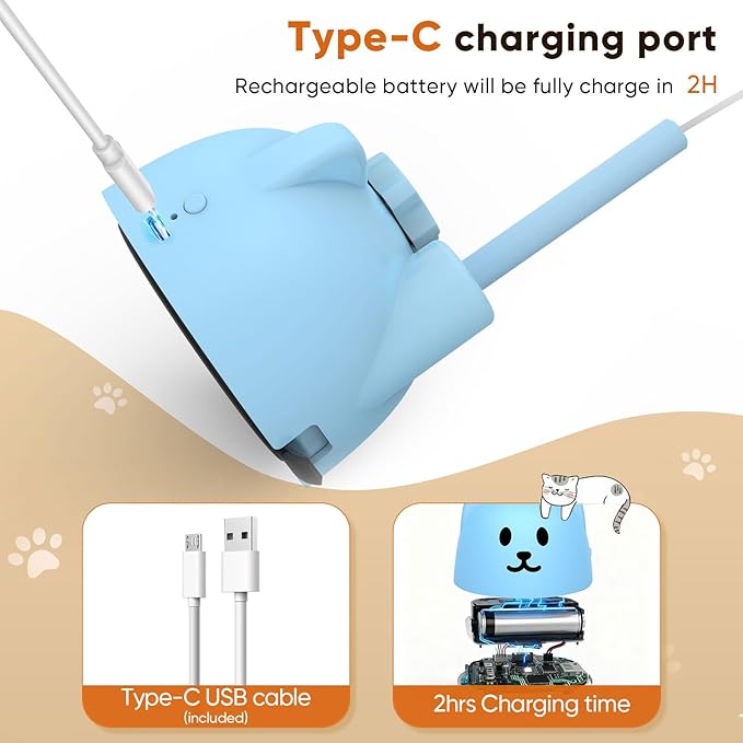 Interactive Cat Toys for Indoor Cats Automatic Electric Flying Bird Feather Cat Toy - Best Kitten & Adult Cat Enrichment Toy Stick-on Hanging Electric Kitty Toys for Bored Cats