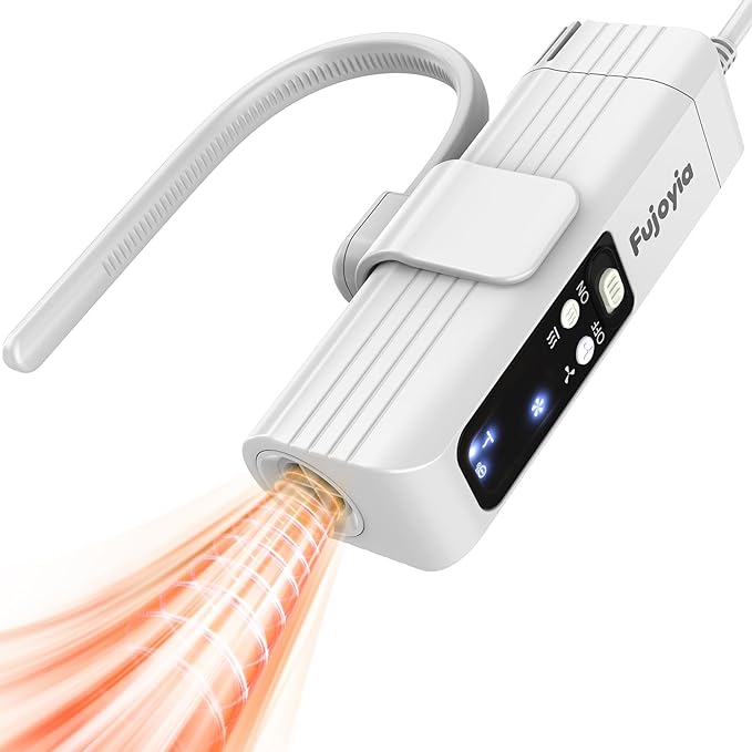 Pet Hair Dryer, Dog Dryer 1000W Powerful Blower with Hanging Neck Strap & Stand, 3 Heat/Speed, Brushless Motor for Fast Drying, Negative Ion, Ultra Lightweight for Home & Travel Grooming