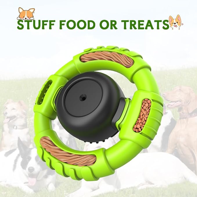Dog Toys for Aggressive Chewers Large Medium Small Breed Indestructible Durable Tough Dog Chew Toys to Keep Them Busy Nylon Rubber Interactive Dog Toys