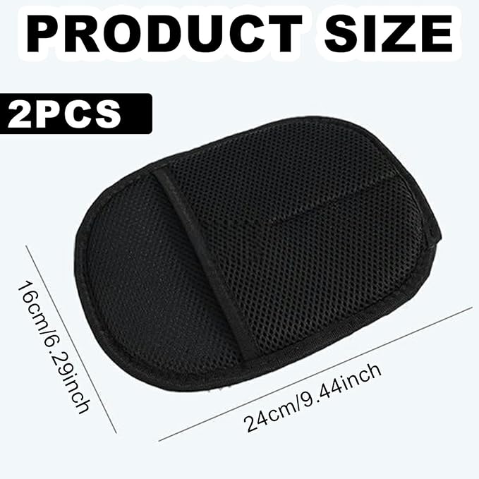 2 Pcs Pet Hair Removal Glove for Dogs & Cats, Reusable Electrostatic Pet Hair Remover Gloves, Electrostatic Gloves for Pet Hair, Lint Remover Gloves for Couch/Furniture/Carpet/Car Seat/Clothes/Bed