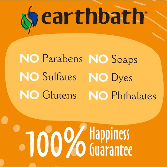 earthbath, Oatmeal & Aloe Conditioner - Dog Conditioner for Allergies & Itching, Dry Skin, Helps Relieve Itching, Made in USA, Cruelty Free Pet Conditioners, Fragrance Free Dog Wash - 16 Oz (1 Pack)