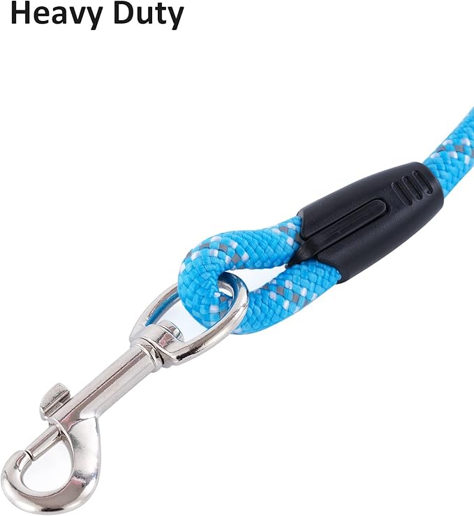 100FT Extra Long Leashes for Dog Training, Reflective Threads Check Cord Recall Training Agility Dog Lead for Large Medium Small Dogs, Dog Tie-Out Cable Great for Playing, Camping, or Backyard