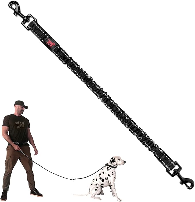 Add-On Accessory Large Size Bungee Leash Extension | Extends Hands Free Leashes by Two Feet | Requires Purchase of Hands Free Bungee Leash for Large Dogs Sold Separately