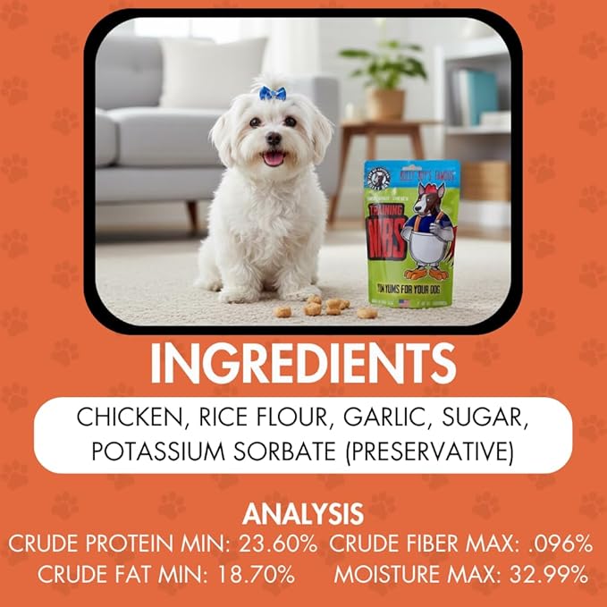 Bully Boy's Famous Chicken Training Nibs Dog Treats | Free from Wheat, Corn, Soy, or Gluten | USA Sourced Ingredients | with Smokehouse Chicken | Made in Utah | 7 oz - 3 Pack