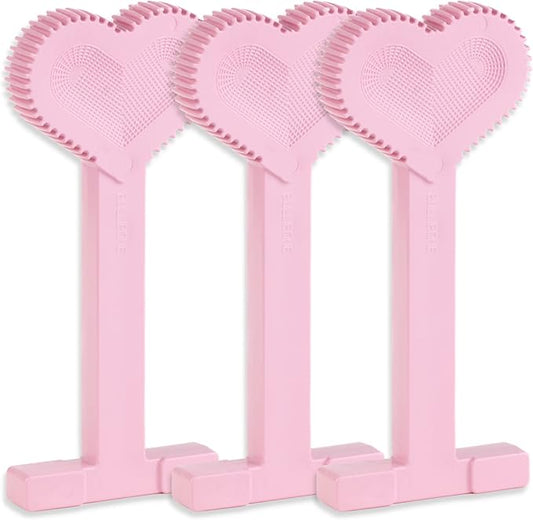 Bullibone Nylon Dog Chew Toy for Aggressive Chewers - Dental Hygiene Bone with Peppermint Flavor, Durable Tough Chew Toys for Large Dogs, Indestructible Dog Bone - 3 Pack