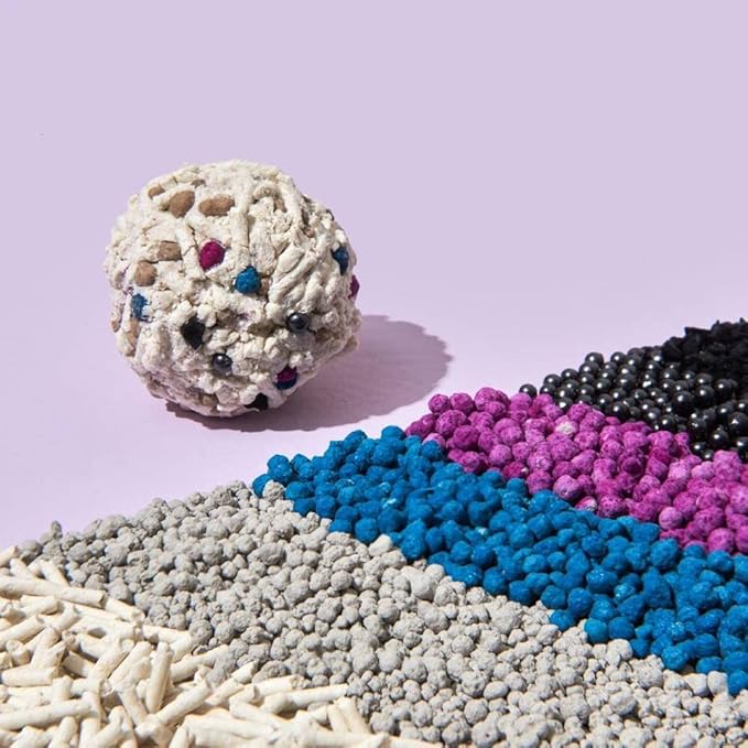 Michu Tofu Cat Litter Natural Clumping Tofu Cat Litter 5.5lb/88oz 5 Scents (Original + Mixed, 2 Pack)