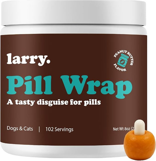 Peanut Butter Pill Wrap for Dogs - Pet Pill Paste - Hide Dog Medication Pockets - Dog Treats for Medicine Hide Pill - 102 Servings - 8 oz - Made in USA