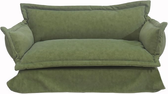 Pet Sofa Bed, Specially Designed for Small and Medium-Sized Dogs and Cats, is a Modern and Comfortable Pet Sofa That is Easy to Clean(Green)