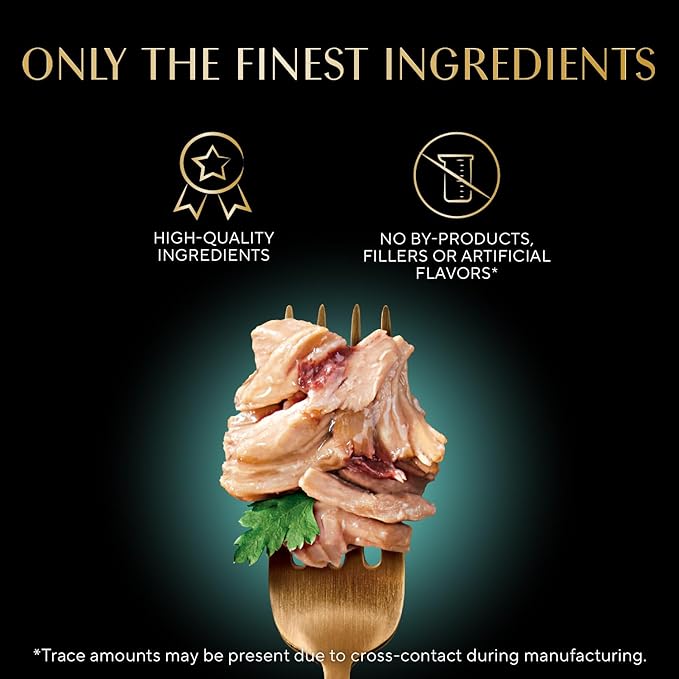 Sheba Selections Filets in Broth Adult Wet Cat Meal Complement Chicken & Tuna Recipe, 1.3 oz. Cups, 12 Count