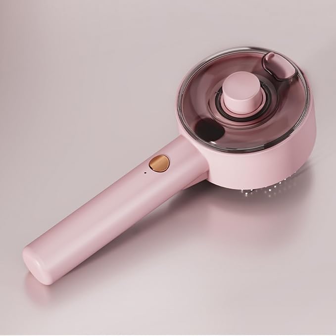 Water Brush for Cats - Anti-Static Grooming Mist Comb - with Release Button Rechargeable Dog Brush - Grooming Tool for Kittens Puppies Massage Shedding