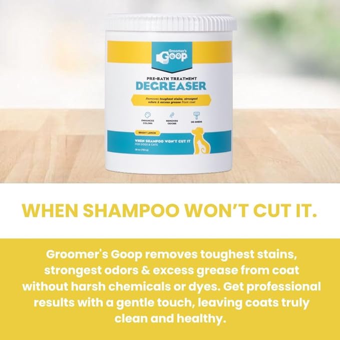 Groomer’s Goop Pre-Bath Pet Degreaser (28 oz)