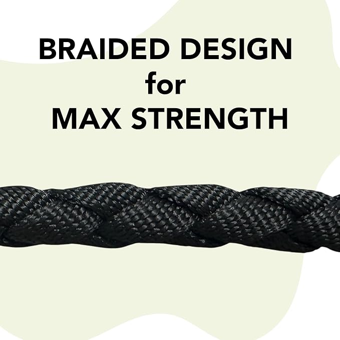 Caldwell's Pet Supply Co. Dual Dog Leash, Double Dog Leash for Two Dogs, Tangle Free, Heavy Duty Double Ended Tandem Leashes with Padded Handle with Tangle-free Swivel, for Small, Medium or Large Dogs