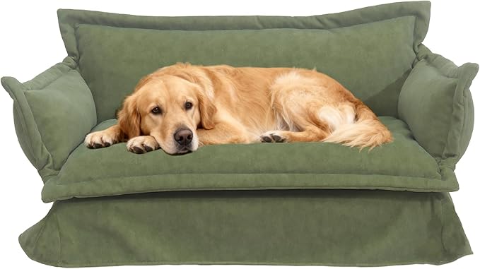 Pet Sofa Bed, Specially Designed for Small and Medium-Sized Dogs and Cats, is a Modern and Comfortable Pet Sofa That is Easy to Clean(Green)