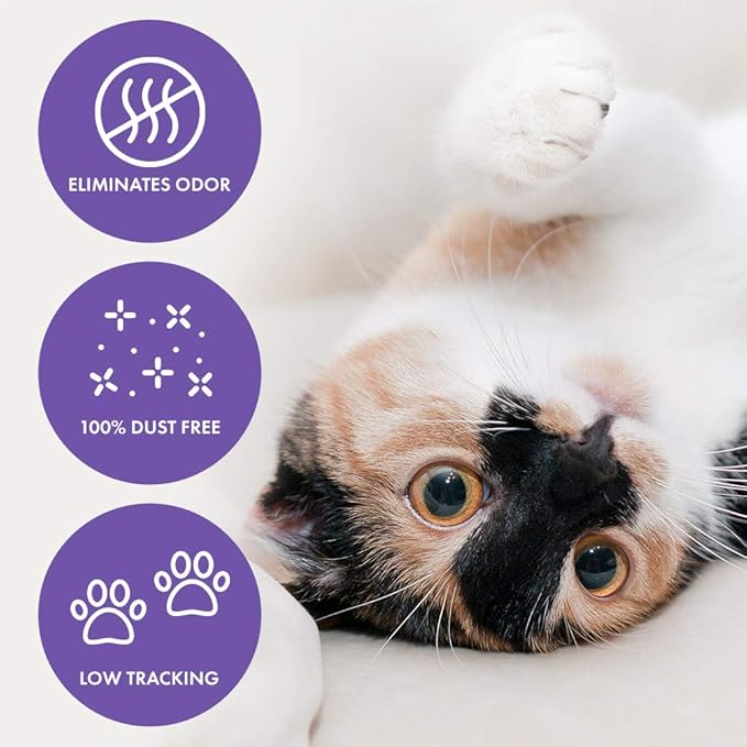 Ultra Pet Clumping Crystal Cat Litter, White Crystals with Multicolor Crystals, 5 Lbs (Pack of 2)