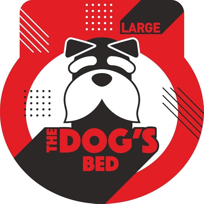 The Dog’s Bed Orthopedic Memory Foam Dog Bed, Large Blue & Red Trim UK Center Flag, Pain Relief for Arthritis, Hip & Elbow Dysplasia, Post Surgery, Supportive, Waterproof Washable, Veterinary Approved