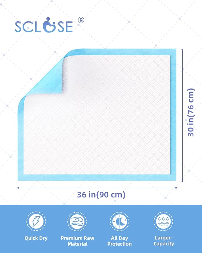 Dog Pee Pads Extra Large 30"x36", 100 Count Puppy Pads XXL, Potty Pads for Dogs, Super Absorbent & Leak-Proof, Disposable Training Pads for Puppies, Doggie Pads