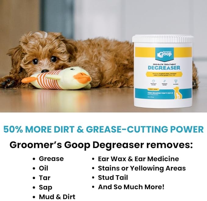 Groomer’s Goop Pre-Bath Pet Degreaser (28 oz)