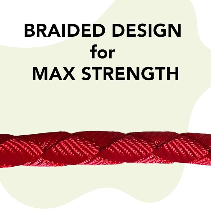 Caldwell's Pet Supply Co. Dual Dog Leash, Double Dog Leash for Two Dogs, Tangle Free, Heavy Duty Double Ended Tandem Leashes with Padded Handle, Tangle-Free Swivel, for Small, Medium or Large Dogs