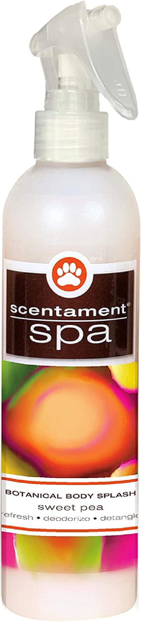 Best Shot Scentament Spa Botanical Body Spray, Body Spray Conditioner for Pets, Cat and Dog Cologne Spray, Sweet Pea, 8 Oz