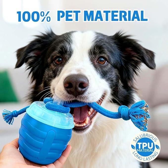 Interactive Dog Toys, 2025 New Motion Activated Cat Balls with 360° Smart Automatic Rolling Moving for Bored Pet Cats Dogs (Blue)