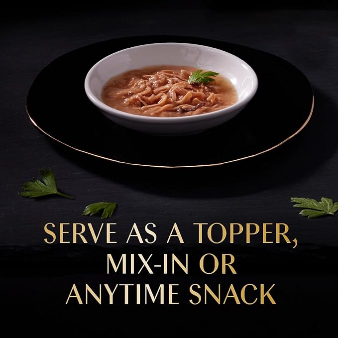 Sheba Selections Filets in Broth Adult Wet Cat Meal Complement Chicken Recipe and Chicken & Tuna Recipe, 1.3 oz. Cups, 8 Count (Pack of 2)