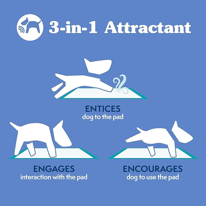 Simple Solution Extra Large Puppy Training Pads – Leak-Proof Potty Pads for Large Dogs – Absorbent and Disposable with Odor Control for Housebreaking – 28 x 30 Inches – 100 Count