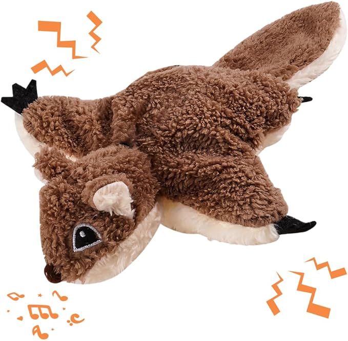 Flapping Bird Cat Toy, 2026 Upgrade Simulated Chirping Bird Cat Toy Flapping Wings, Rechargeable Toy for Indoor Cats (Brown)