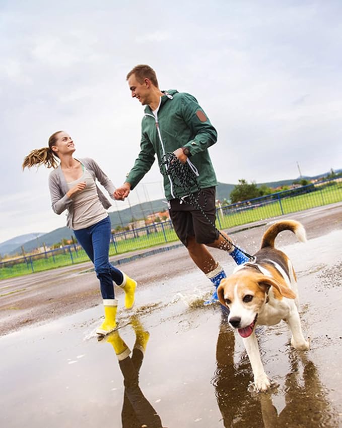 2 Pack Dog Leash for Dog Training 30FT Long, Dog Rope with Reflective Thread for Large Medium Small Dogs, Dog Tie-Out Cable Lead for Hunting, Camping&Backyard