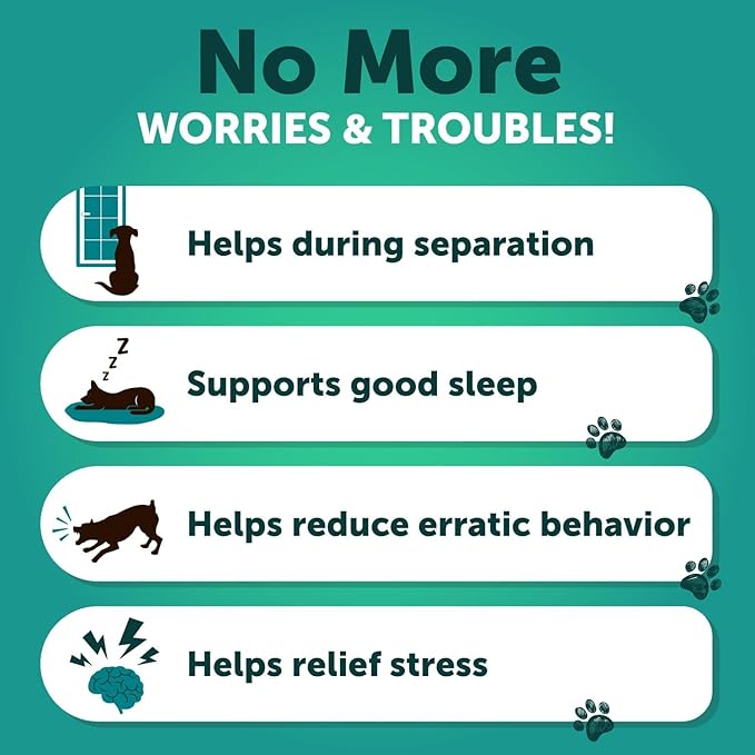 Hemp Calming Chews for Dogs - Dog Calming Chews - Dog Anxiety Relief Treats with Hemp Oil, Turmeric, Valerian, Ginger - Health and Wellness Supplements for Dogs - Hip and Joint Support - 120 Treats