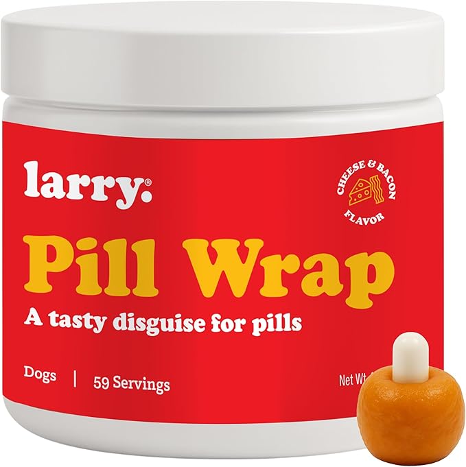 Cheese & Bacon Pill Wrap for Dogs - Pet Pill Paste - Hide Dog Medication Pockets - Dog Treats for Medicine Hide Pill - 59 Servings - 4.2 oz - Made in USA