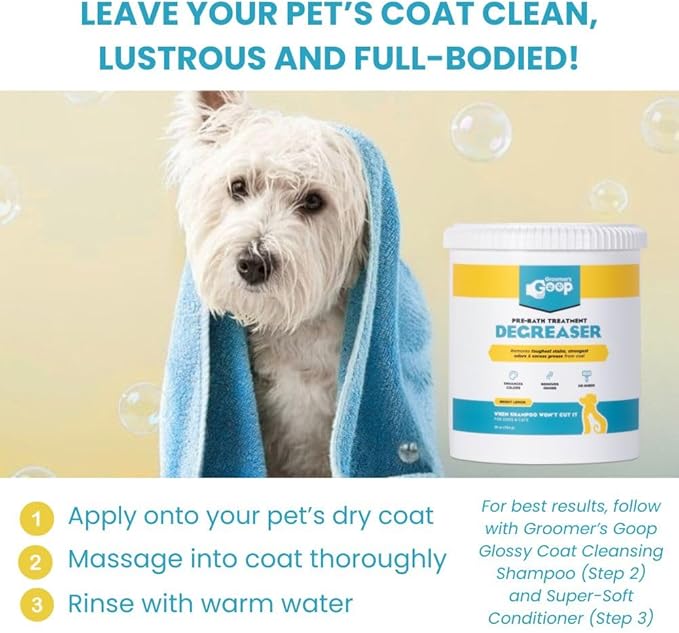 Groomer’s Goop Pre-Bath Pet Degreaser (28 oz)