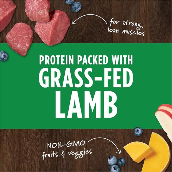 Instinct Raw Boost Mixers, Freeze Dried Dog Food Topper, Grain Free - Grass Fed Lamb, 5.5 oz. Bag