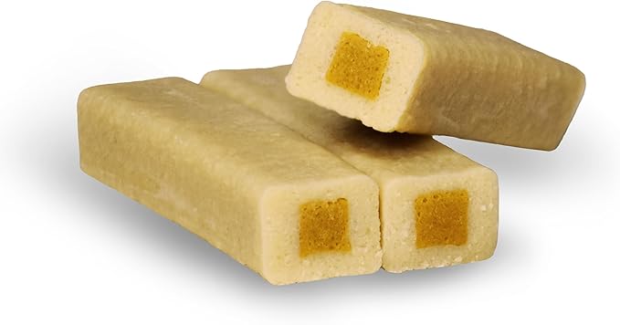 Ultra Chewy Mini Double Treat Bones: Long-Lasting Dog Treats Made in USA, Highly Digestible, Ideal for Aggressive Chewers 9oz (Peanut Butter and Chicken Flavor, 2 Packs)