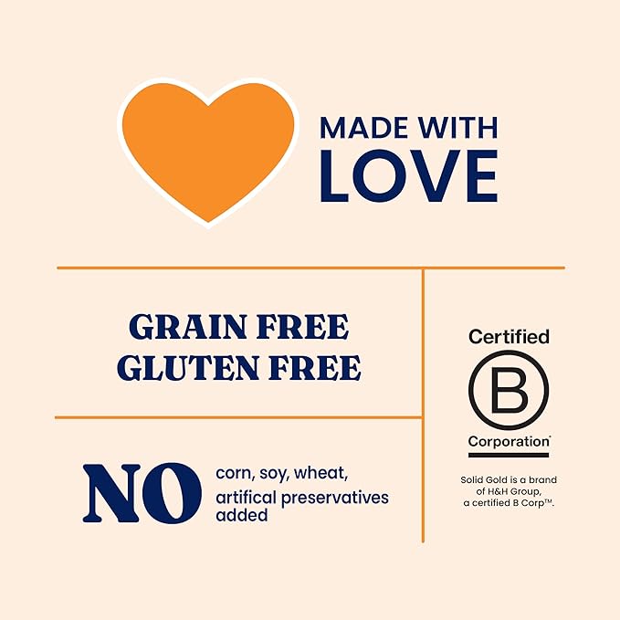 Solid Gold Wet Cat Food Shreds in Gravy - Canned Cat Food Made w/Real Tuna - Five Oceans Grain Free - 16ct/3oz Can