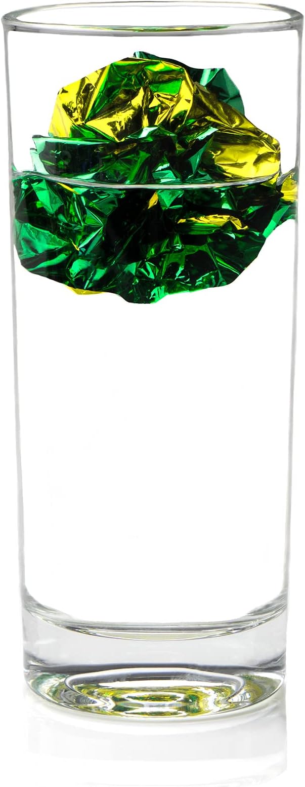 CHIWAVA 45PCS 1.6'' Mylar Balls Cat Toy Shiny Crinkle Ball Kitten Crackle Lightweight Play Assorted Color