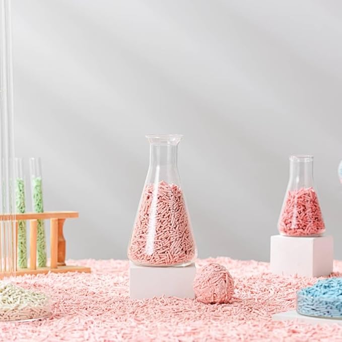 Michu Tofu Cat Litter Natural Clumping Tofu Cat Litter, Fast Clumping and Easily Scoop-able 5.5lb/88oz 5 Scents - Original, 1 Pack