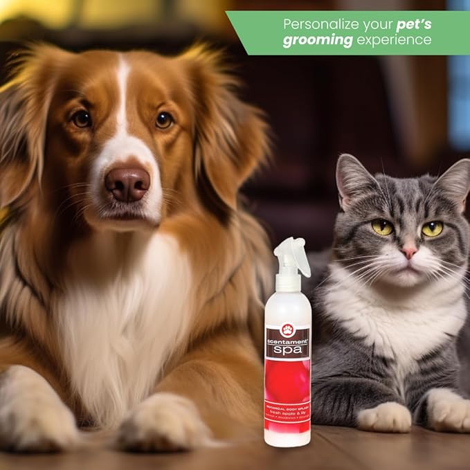 Best Shot Pet Scentament Spa Botanical Body Splash, Fresh Apple Lily, 8 oz (ZX8800 08 02)