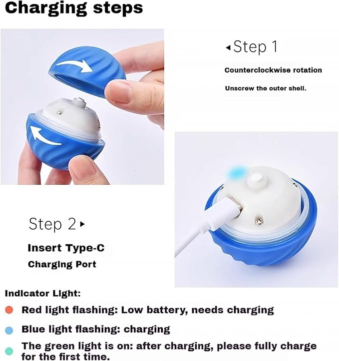 Zoomie Buddy 2.0 Interactive Dog Toys, 2 in 1 Interactive Dog Balls ＆ Pet Feeder, Dog Track Food Leaking Ball, New TPU Rolling Ball for Dogs with Fruit Plush Cover (Blue)