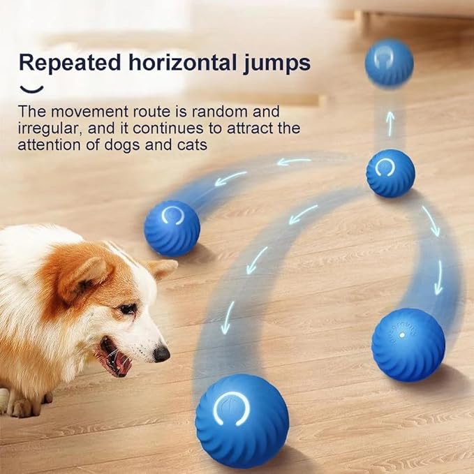 Interactive Cat Toys, Automatic Motion Activated Moving Ball Hide and Seek Game, 28 Inch Play Mat, Fast Rolling Ball in Play Mat for Indoor Exercise Kicker