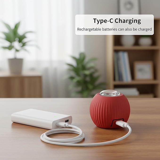 Interactive Cat Toys Ball for Cats - Upgrade Automatic Cat Toys for Indoor Cats, 3 Modes 2 Speed Moving Cat Ball (Green)