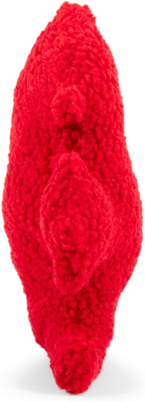 Jeffers Pet Fire Hydrant Plush Dog Toy, 8” - Soft Fuzzy Squeaker Toy for Interactive Play, Lightweight Plush for Small & Medium Dogs, Cute Holiday, Durable Red Fabric for Indoor Play