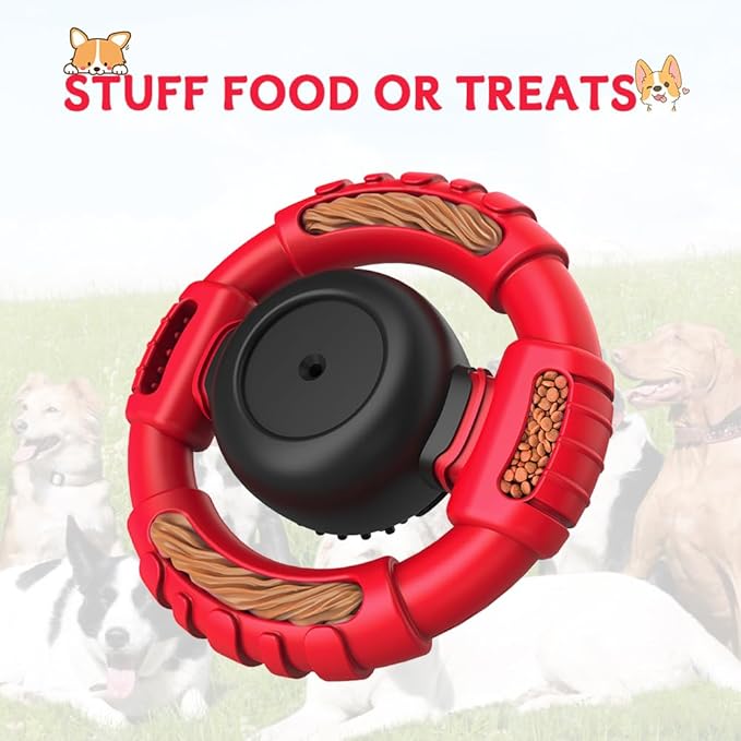 Dog Toys for Aggressive Chewers Large Medium Small Breed Indestructible Durable Tough Dog Chew Toys to Keep Them Busy Nylon Rubber Interactive Dog Toys