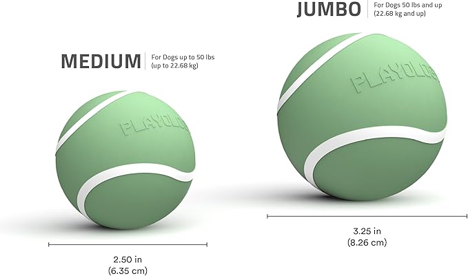 Playology Dog Toys | Squeaky Chew Ball - Bouncy Durable Floating Fetch Ball for Dogs | Jumbo Butternut Squash & Sage Scented Toy - Limited Edition Fall Collection | Made from Non Toxic Materials