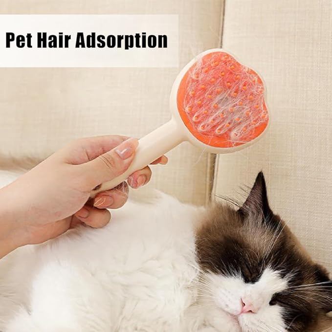 Cat Steam Brush, Pet Grooming Brush USB Charging Dog Spray Comb with Water Tank for Cats Dogs Hair Shedding