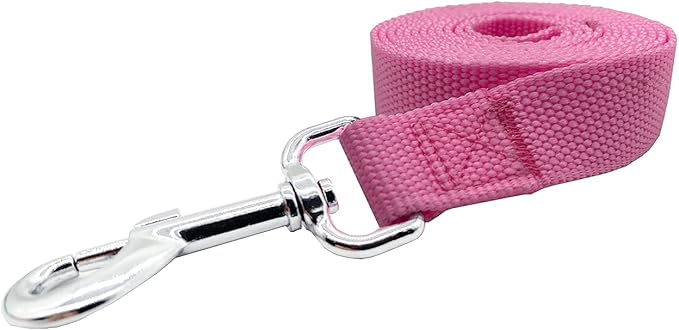 Nylon Dog Training Leash, Traction Rope, 4Ft /5 Foot /6 Feet Long, 5/8 inch 3/4 Inch 1 Inch Wide, for Small and Medium Dogs