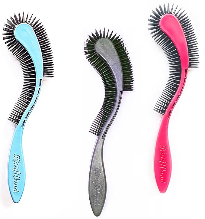 Cat Brush, Black. Designed for Comfort, Created for Results. Innovative grooming brush features multi contoured shapes that gently adapt to your cats body for a stress free grooming.