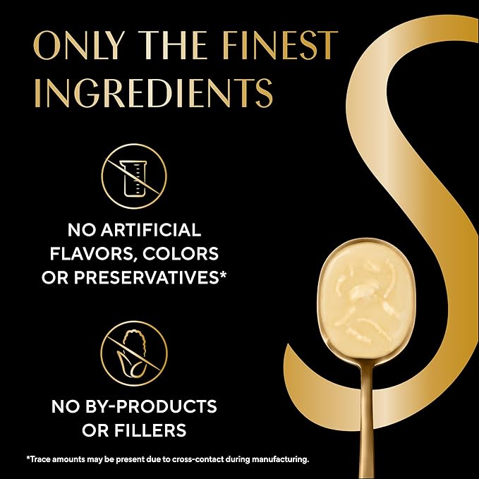 Sheba Bisque Lickable Cat Treats & Cat Food Toppers, Chicken, Tuna and Salmon Recipes, 1.4 oz. Bowls, 24 Count